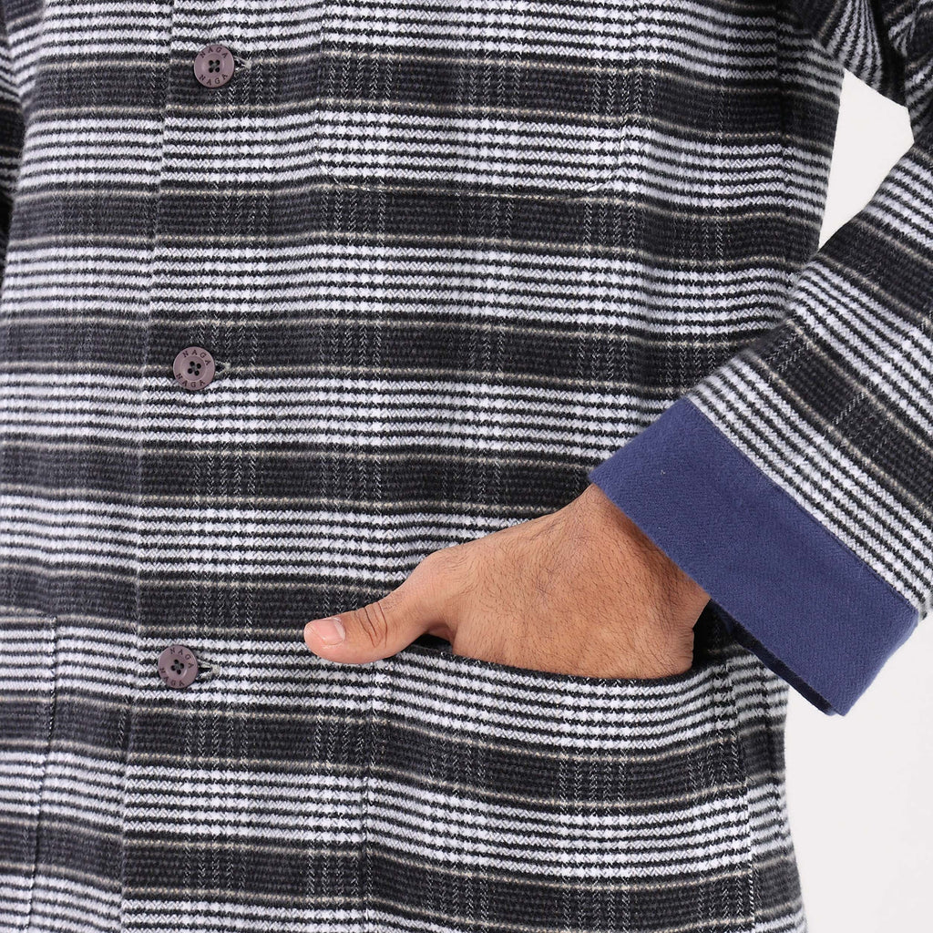 Black*grey Checks  Classic Pajama(132) - nagahomme