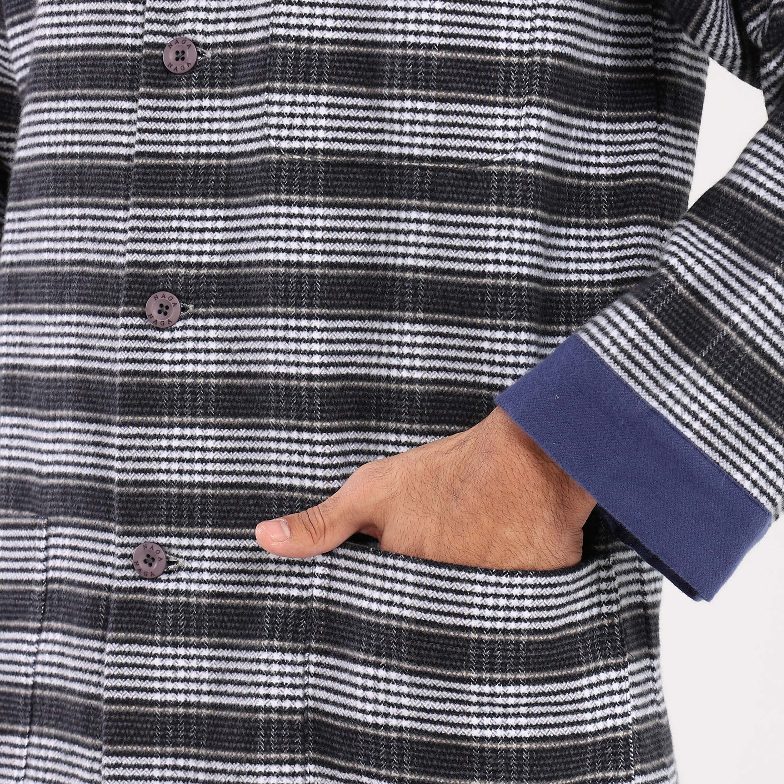 Black*grey Checks  Classic Pajama(132) - nagahomme