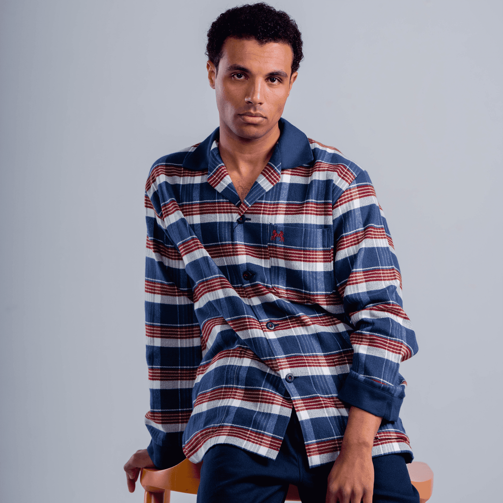 Men Pajama - MPJLC141 W - nagahomme