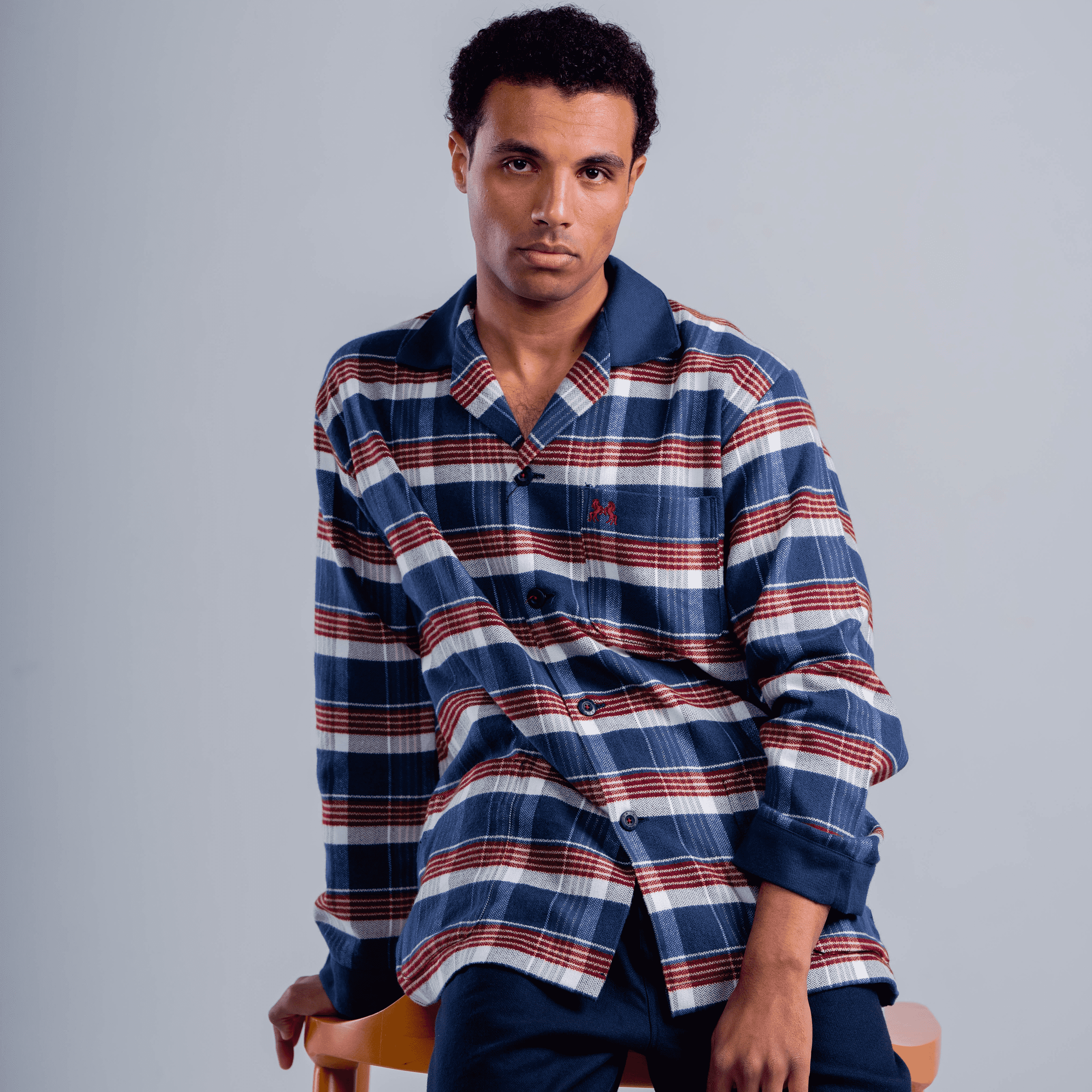 Men Pajama - MPJLC141 W - nagahomme