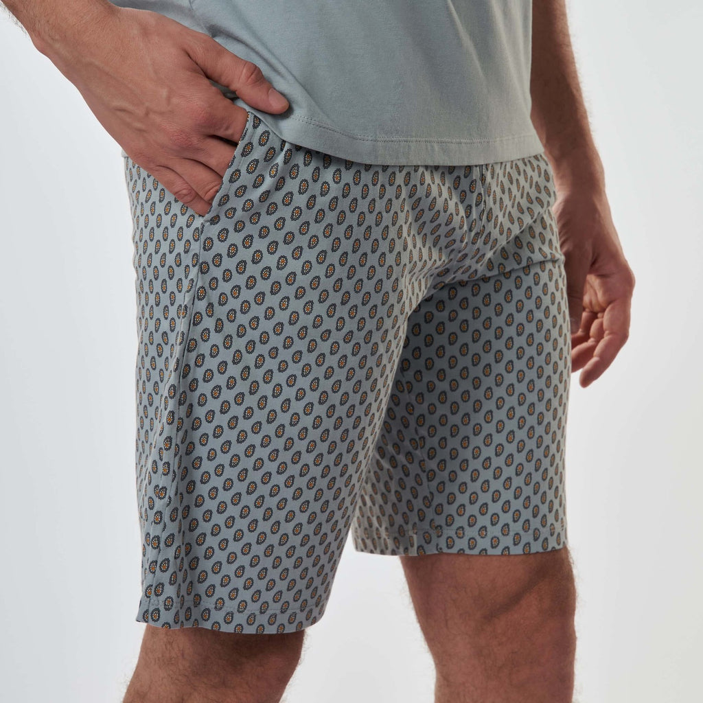 Men’s V-Neck Short Pajamas - 
MPJS-38S - nagahomme