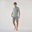 Men’s V-Neck Short Pajamas - 
MPJS-38S - nagahomme