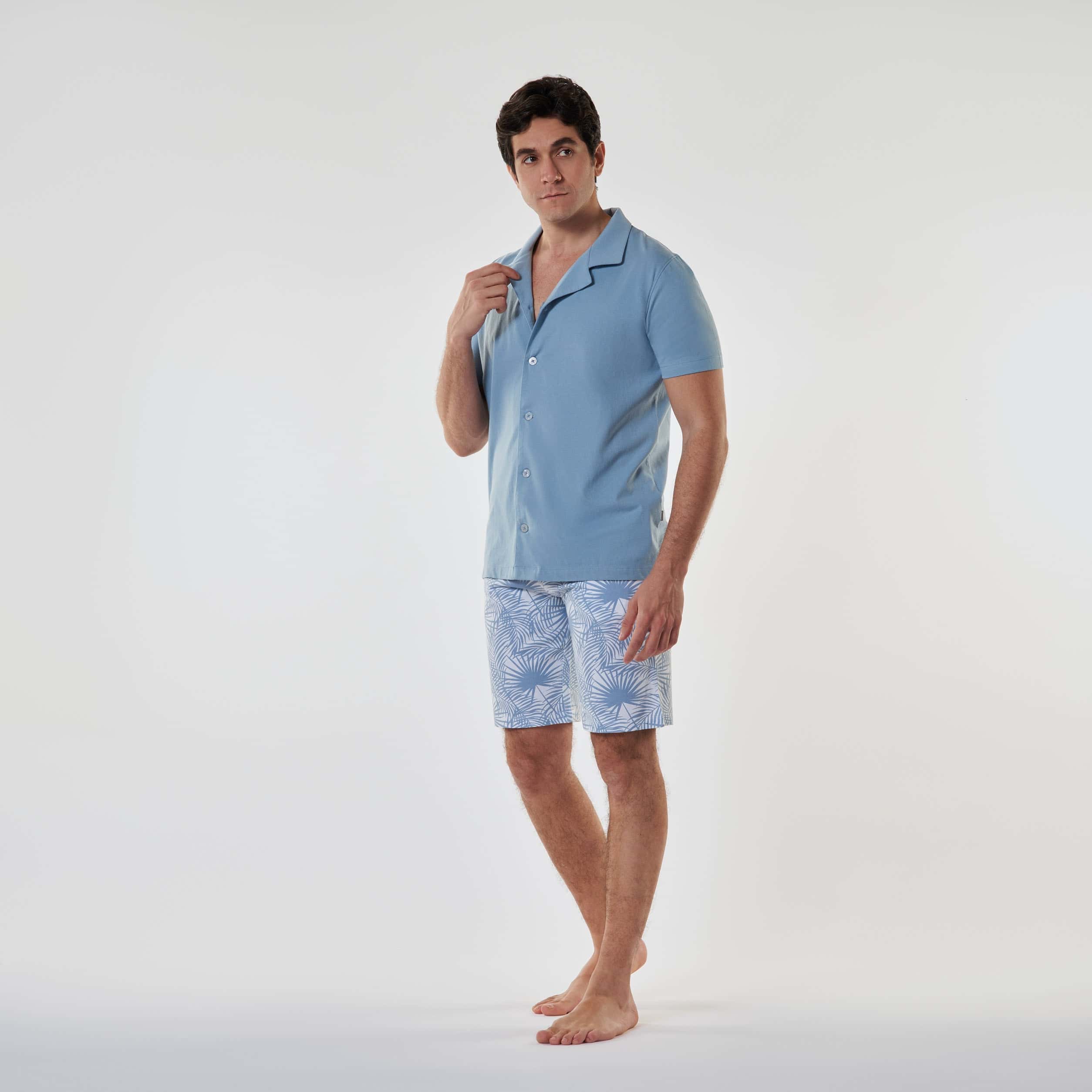 Men’s Short Pajamas - 
MPJS-51S - nagahomme Main image
