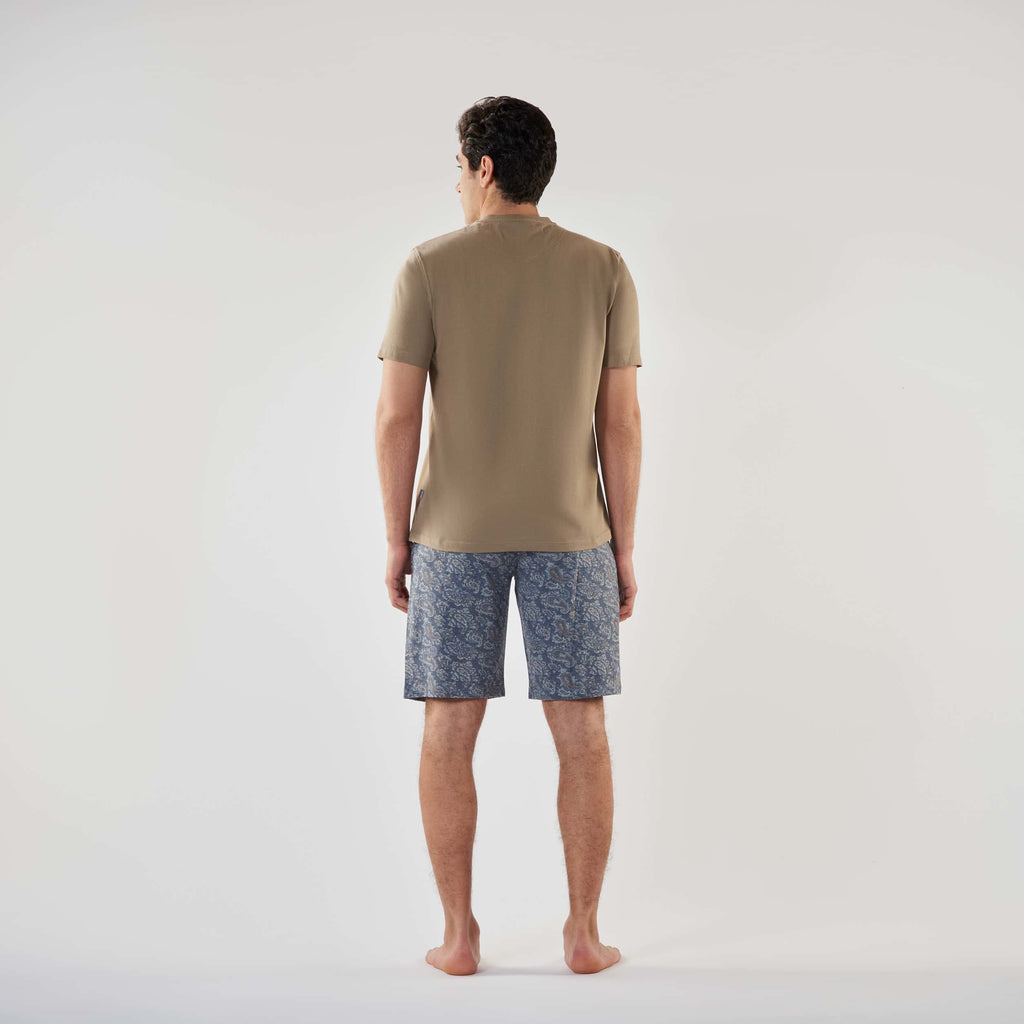 Men’s Round Neck Short Pajamas - 
MPJS-55S - nagahomme