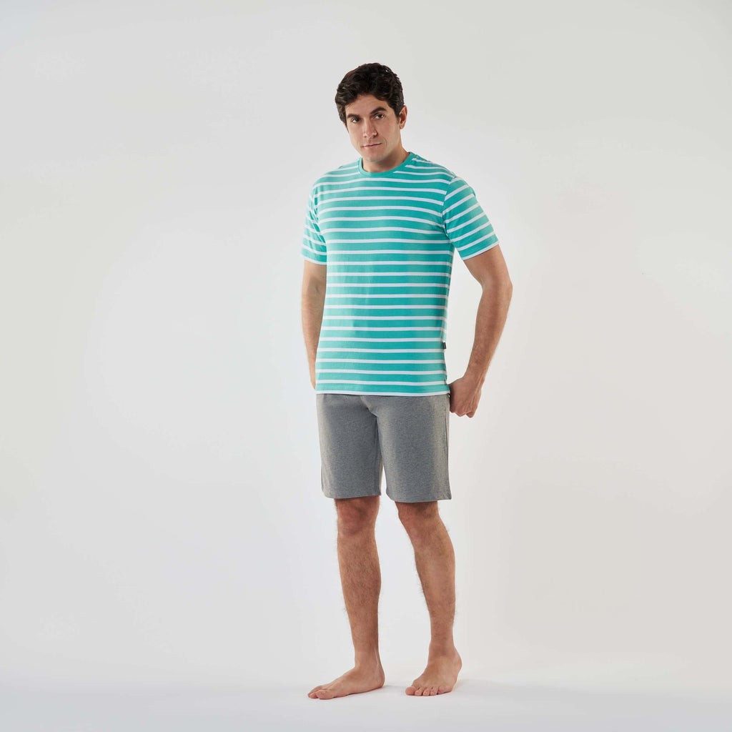 Men’s Round Neck Short Pajamas - 
MPJS-66S - nagahomme