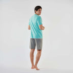 Men’s Round Neck Short Pajamas - 
MPJS-66S - nagahomme