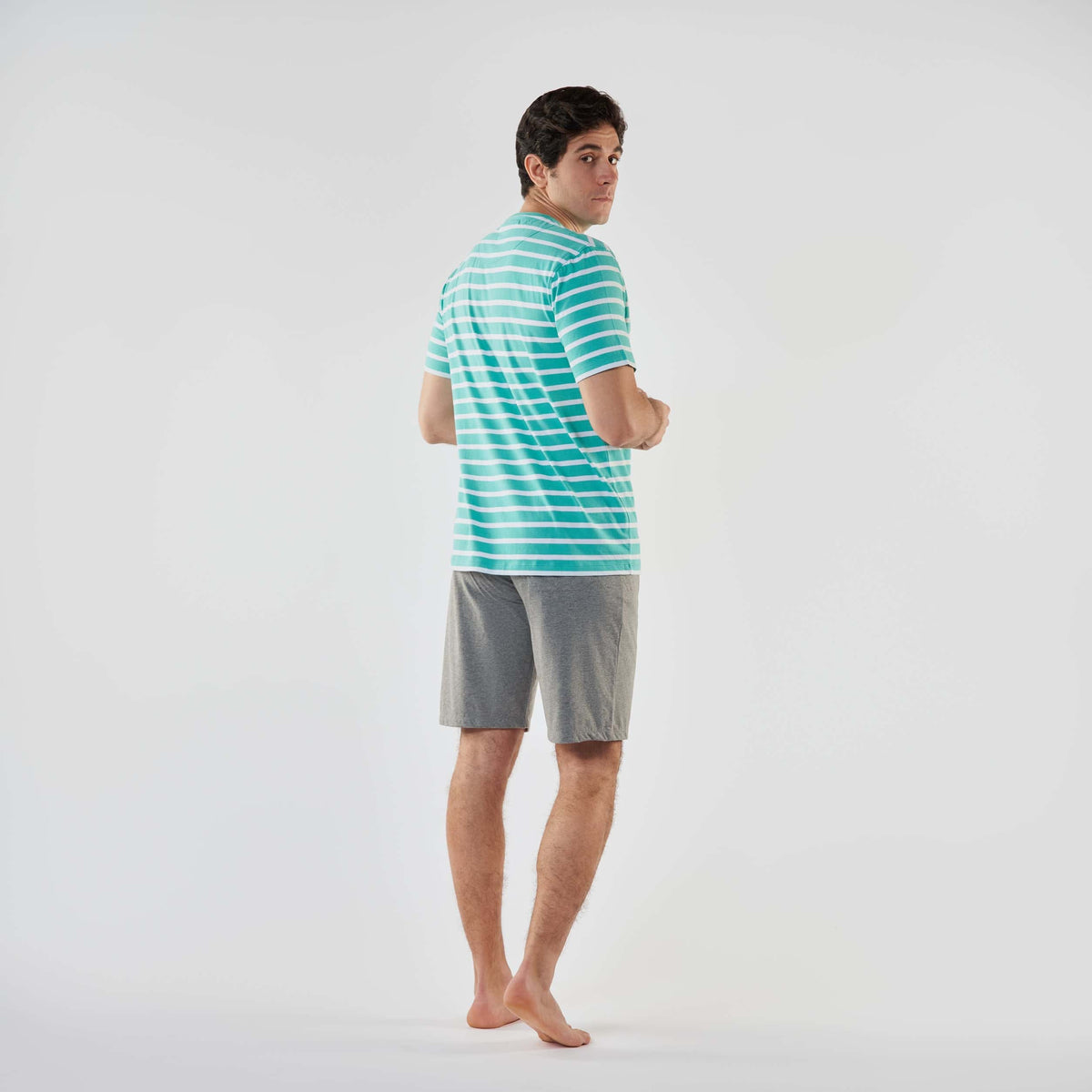 Men’s Round Neck Short Pajamas - 
MPJS-66S - nagahomme