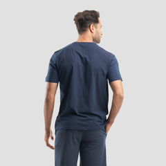Navy Short Pajamas-MPJS-73 S