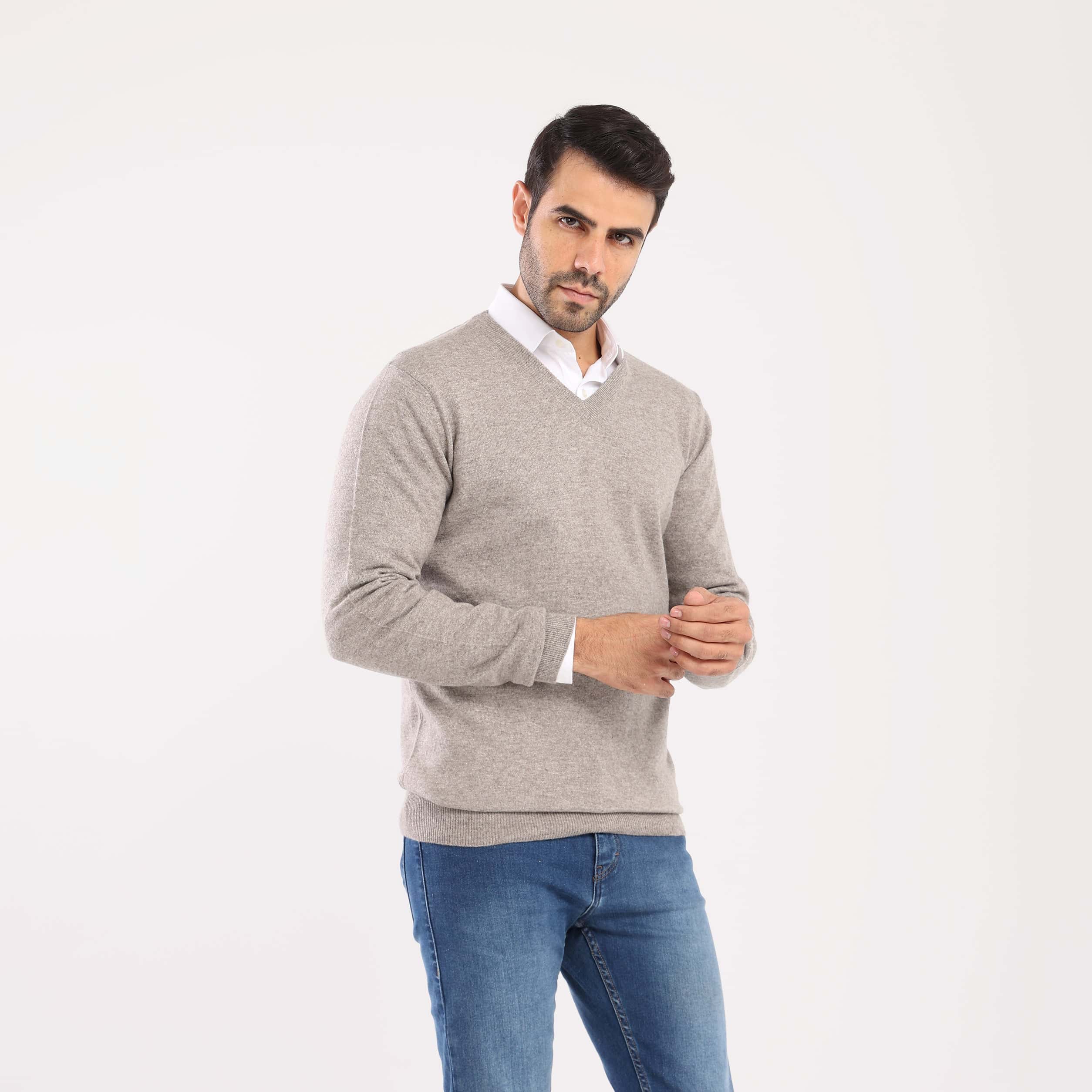 Cafe V-Neck Pullover(13) - nagahomme