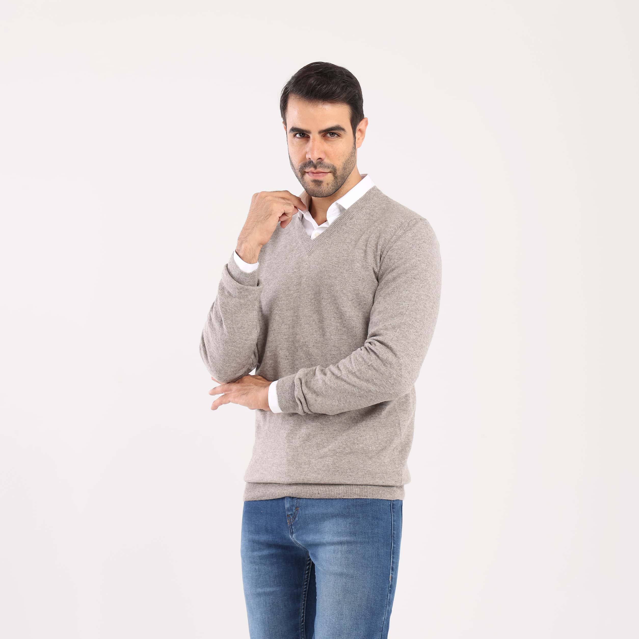 Cafe V-Neck Pullover(13) - nagahomme
