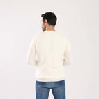 Off White V-Neck Pullover(13) - nagahomme