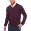 Burgandi V-Neck Pullover(13) - nagahomme