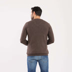 Choclate V-Neck Pullover(13) - nagahomme