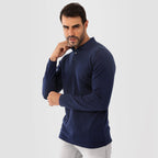 Navy Pullover Basic Long Sleeve - MPLBSC-86 - nagahomme