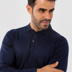 Navy Pullover Basic Long Sleeve - MPLBSC-86 - nagahomme