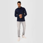 Navy Pullover Basic Long Sleeve - MPLBSC-86 - nagahomme