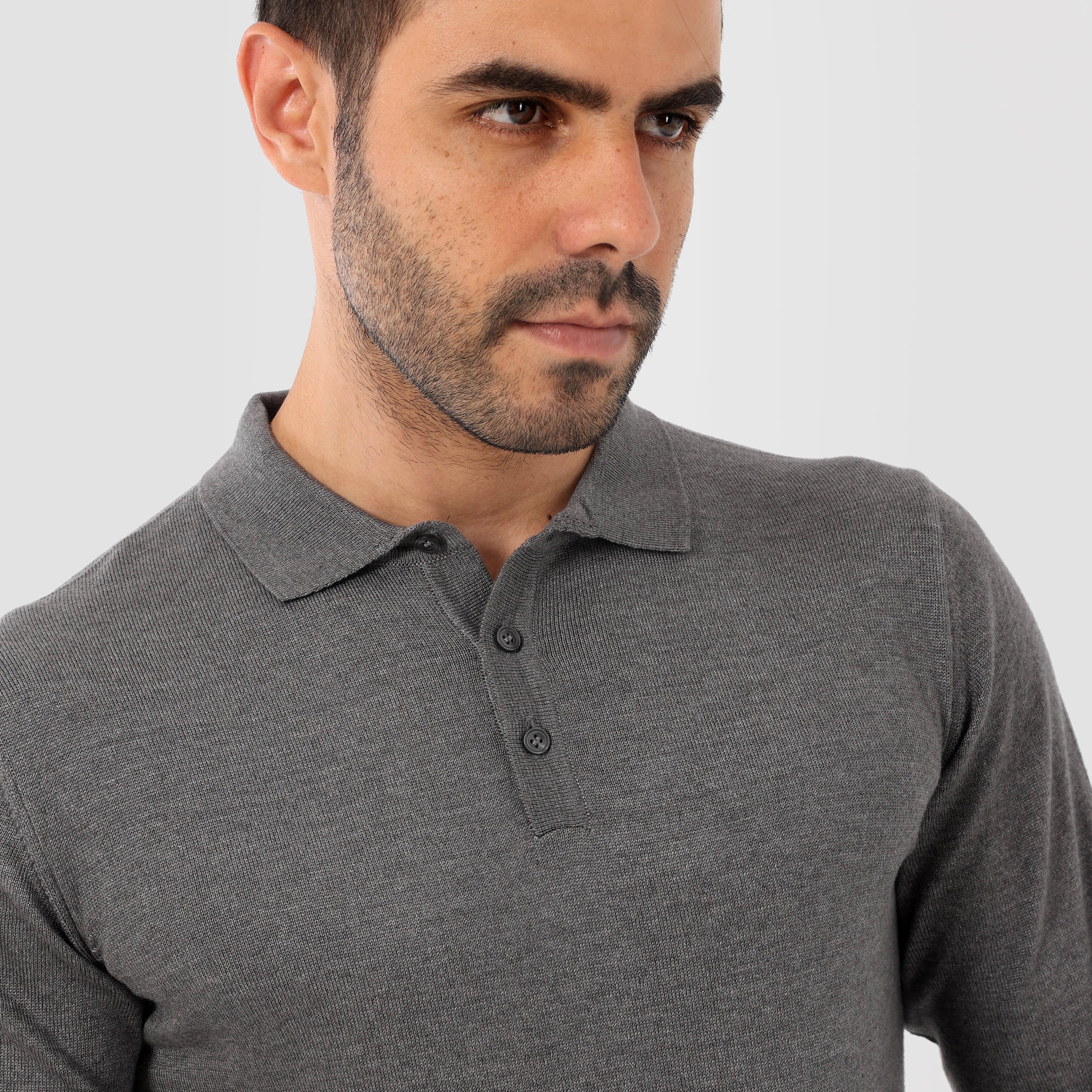 Grey Pullover Basic Long Sleeve - MPLBSC-86 - nagahomme