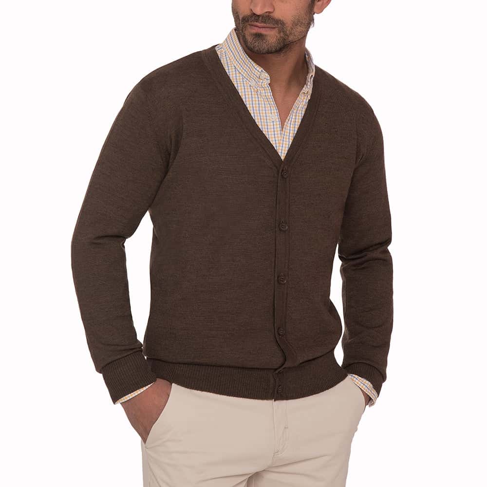 BROWN CARDIGAN (01) - nagahomme