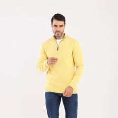 Yellow Pullover Mock Neck(26) - nagahomme