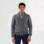 Grey Pullover-Jacket Zipper Cable(11) - nagahomme
