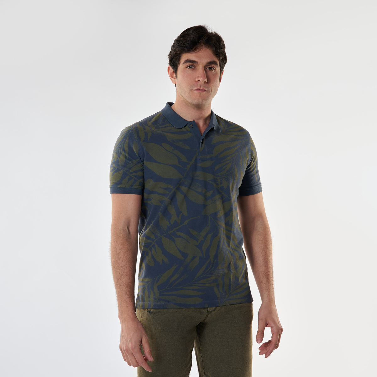 Men’s Leaves Polo - 
MPO-69S