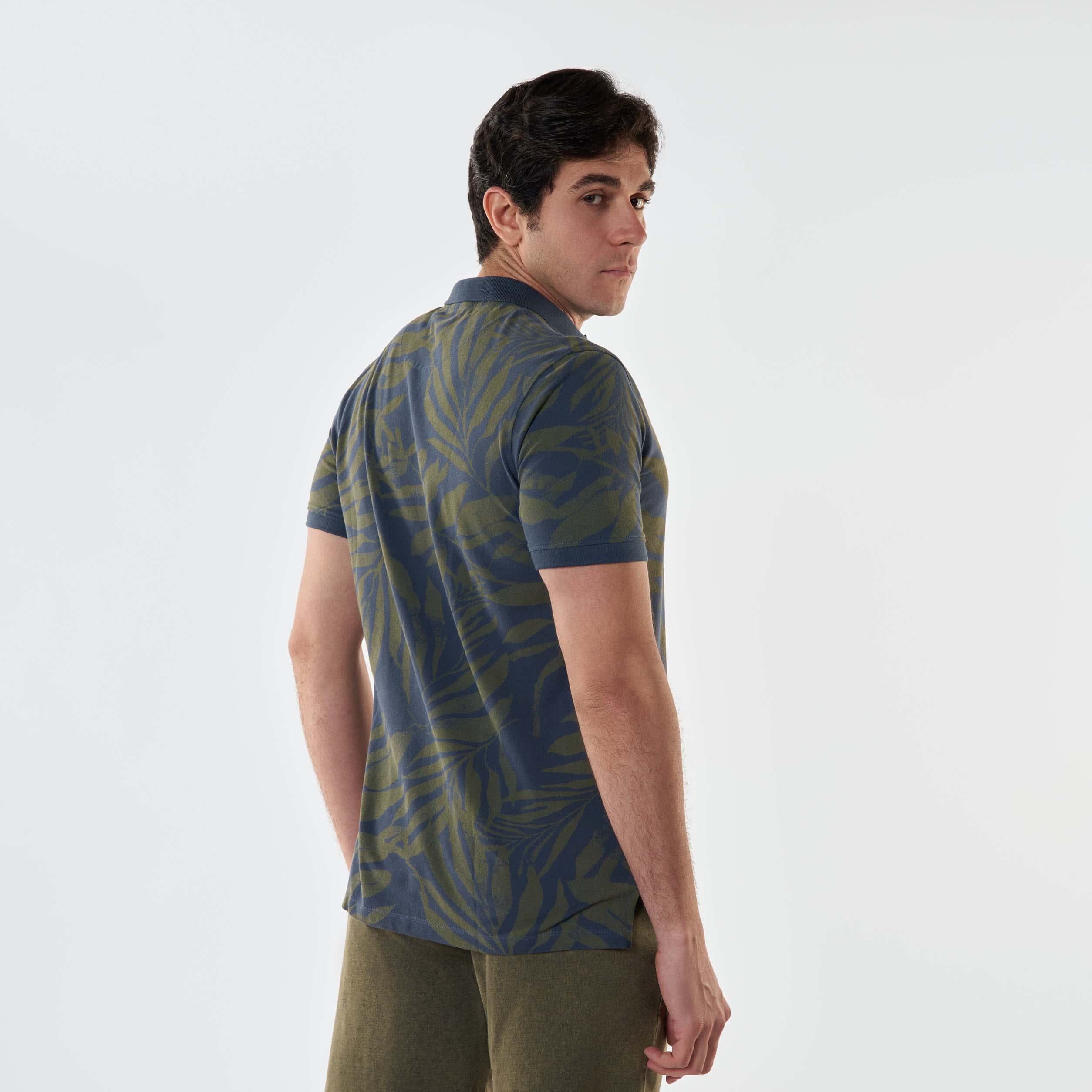 Men’s Leaves Polo - 
MPO-69S - nagahomme