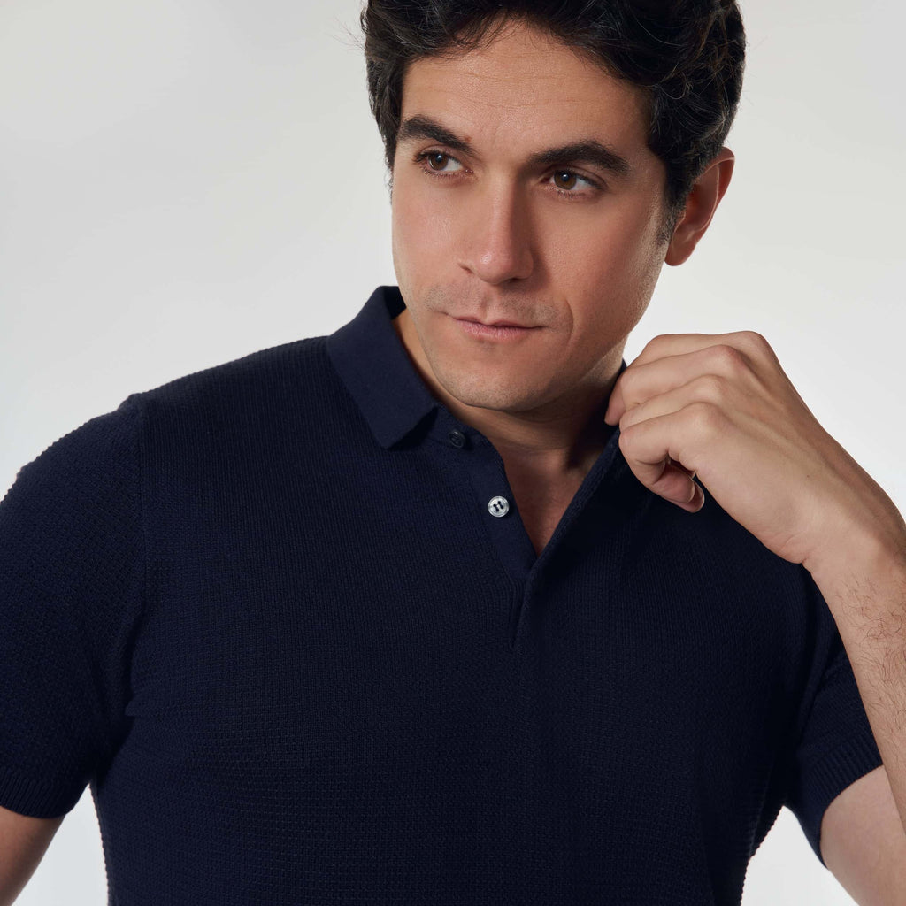 Textured Polo Shirt 105