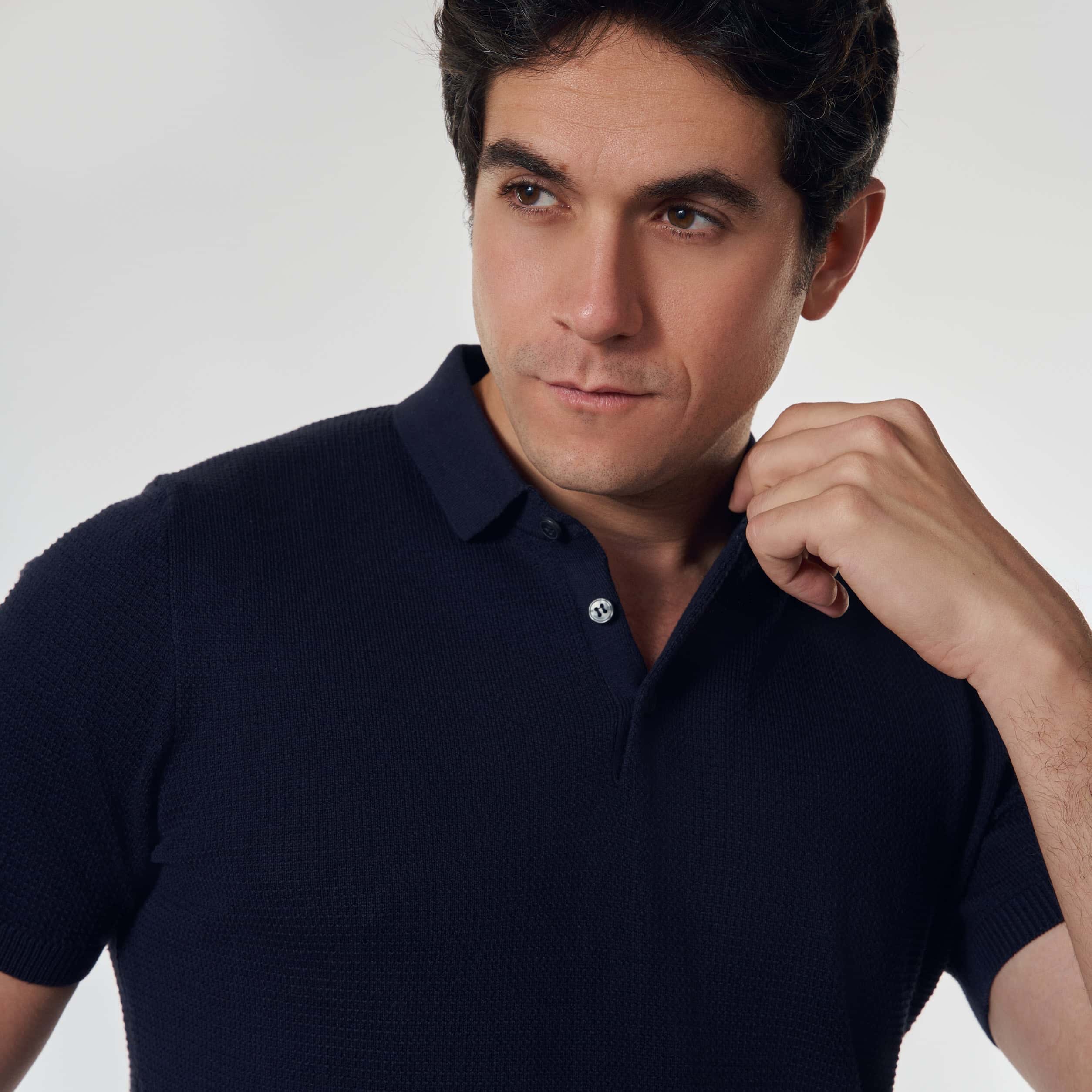 Textured Polo Shirt 105