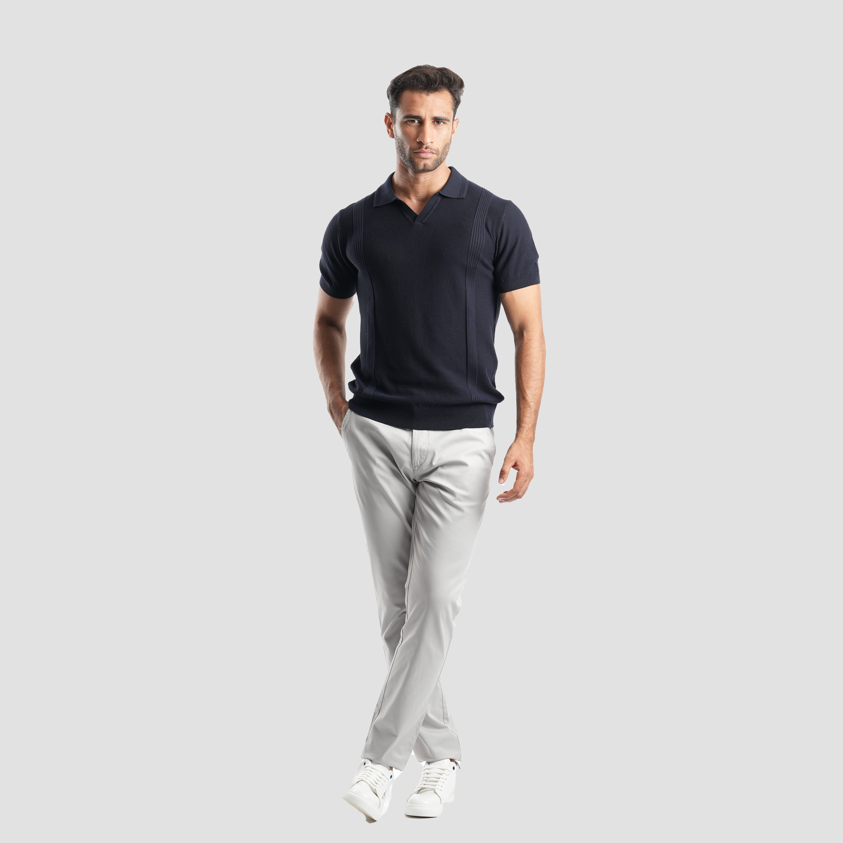 Navy Polo Shirt - MPO136 S