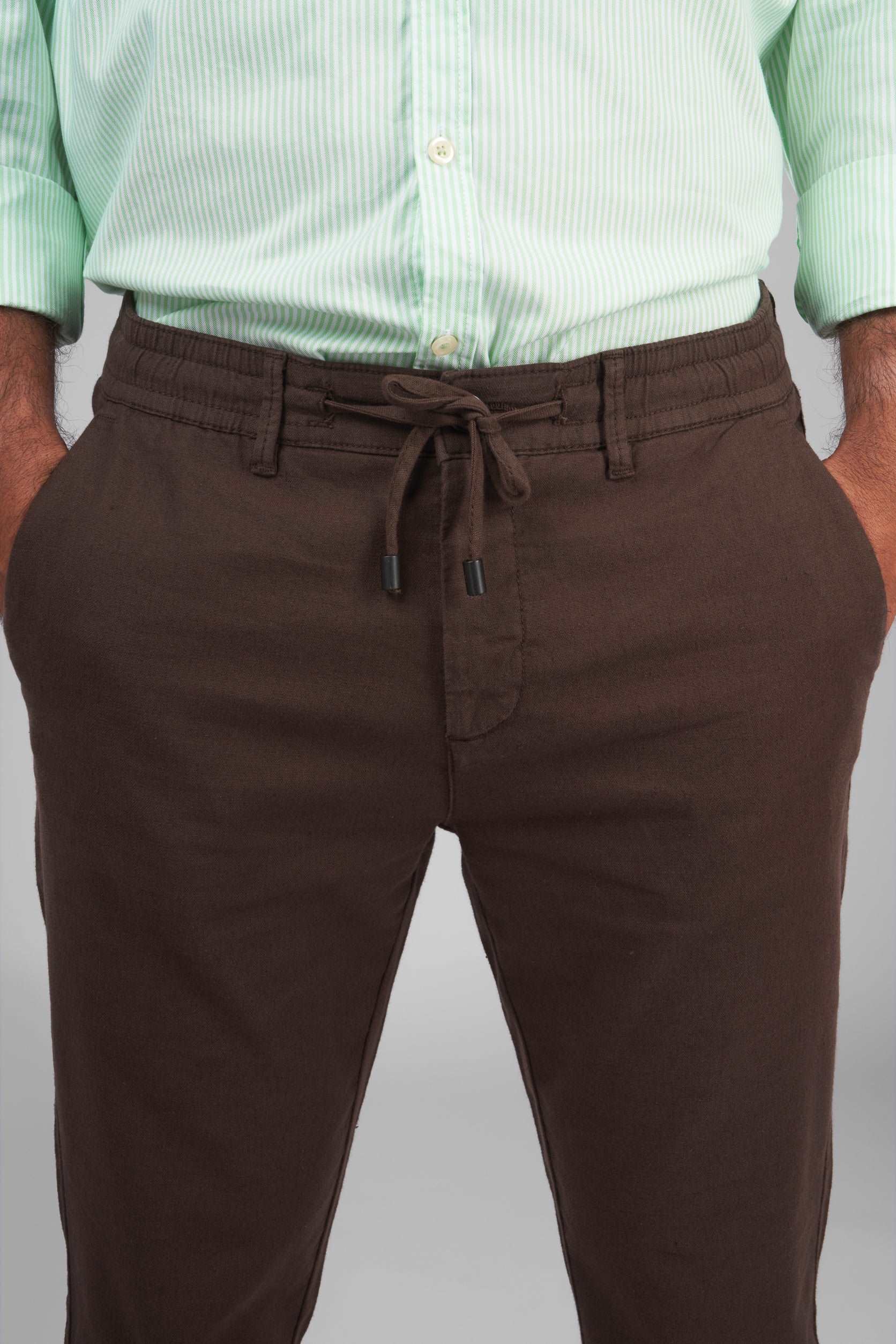 Brown Linen Pant(105)