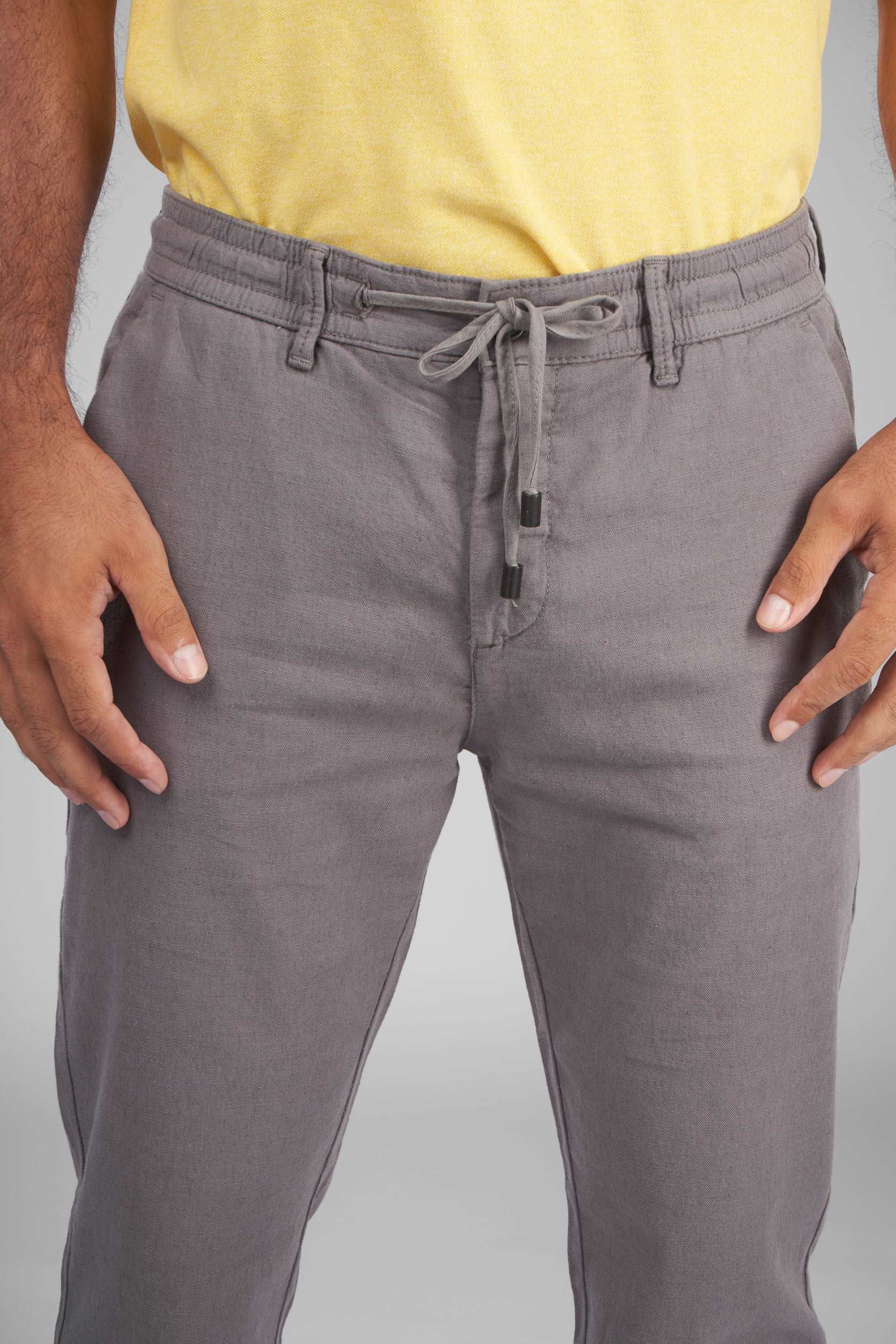 Charcoal Linen Pant(105)