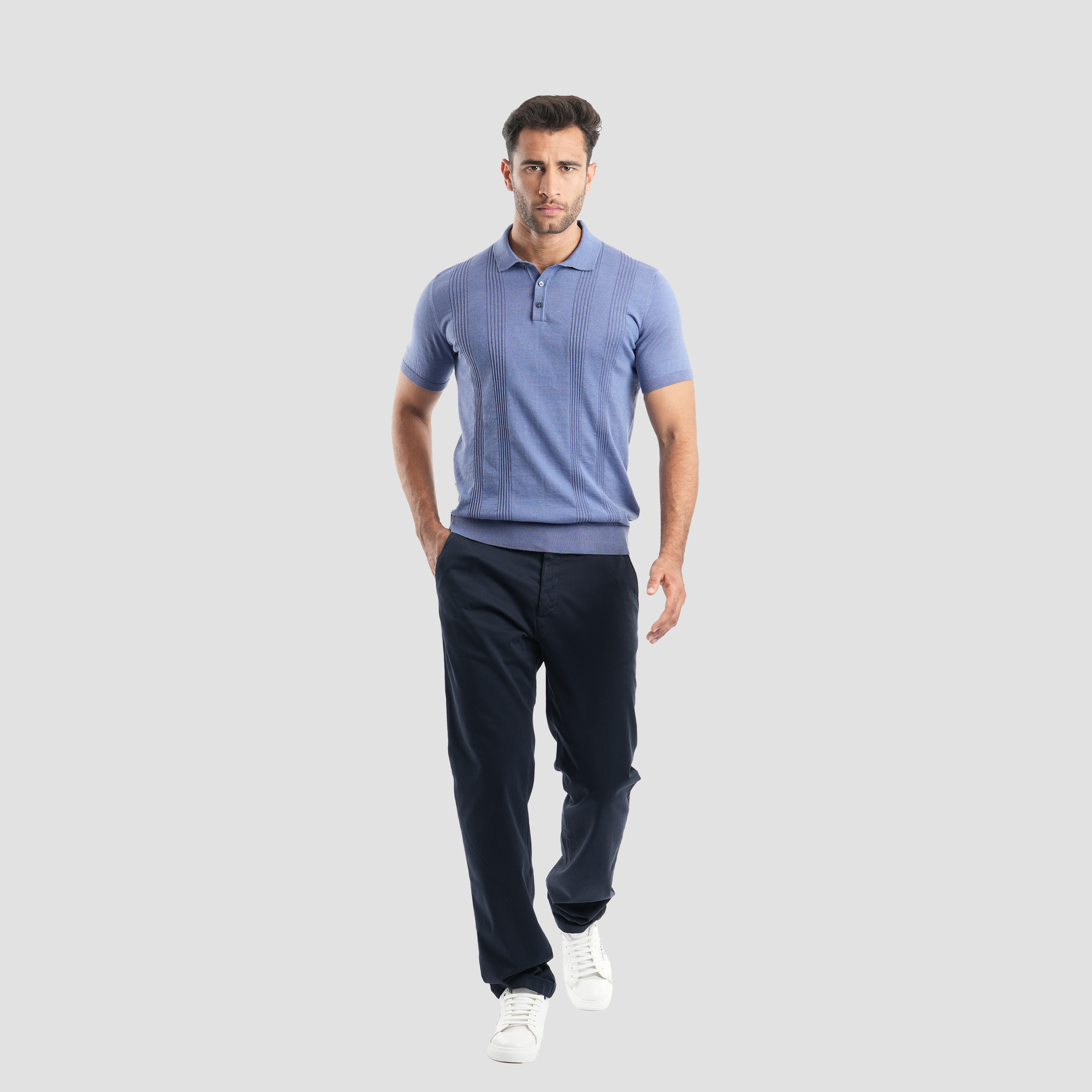 Navy Pants Gabardine(174) - Naga Homme
