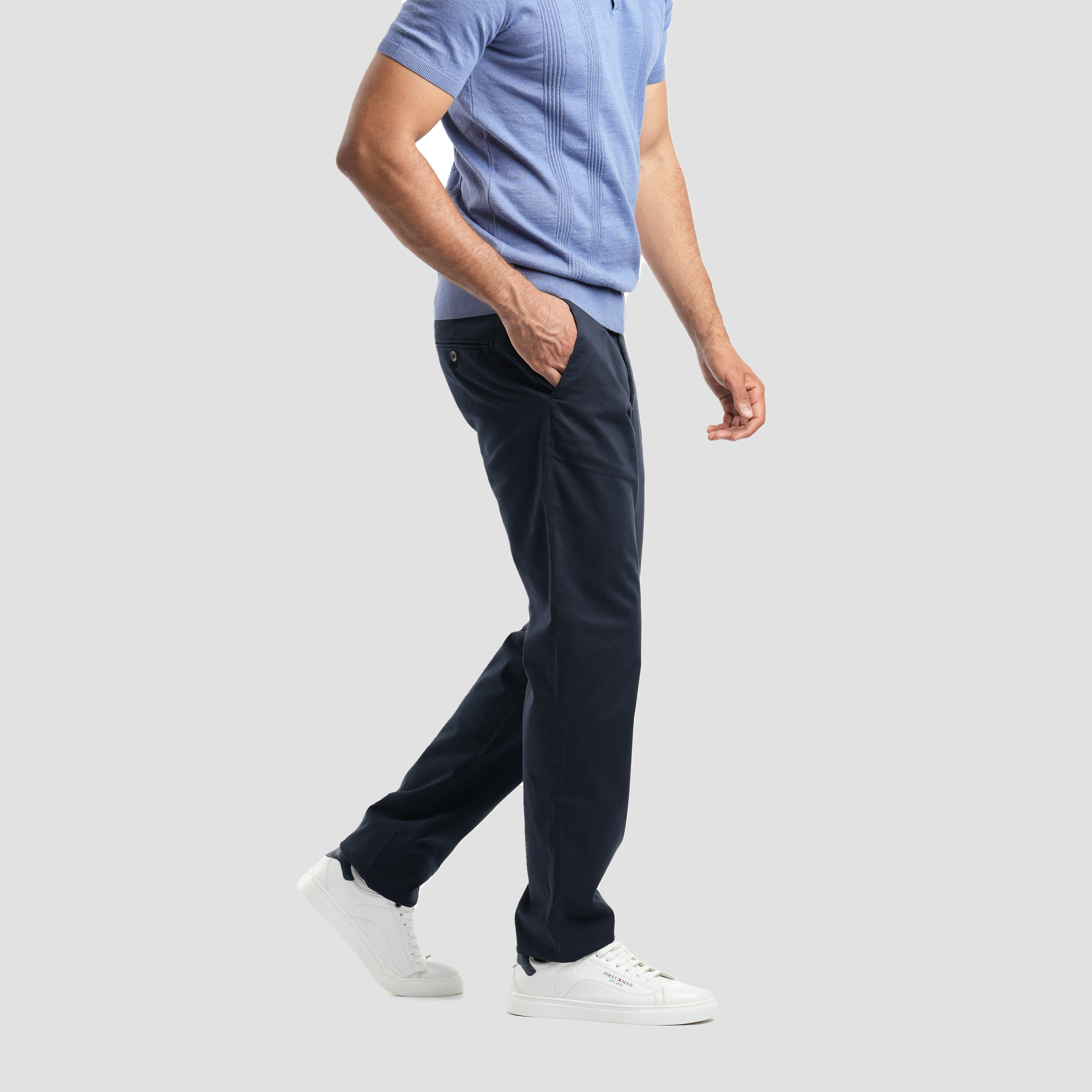 Navy Pants Gabardine(174) - Naga Homme
