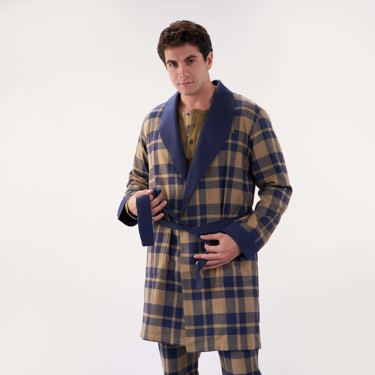 Kaki Classic Robe(20)