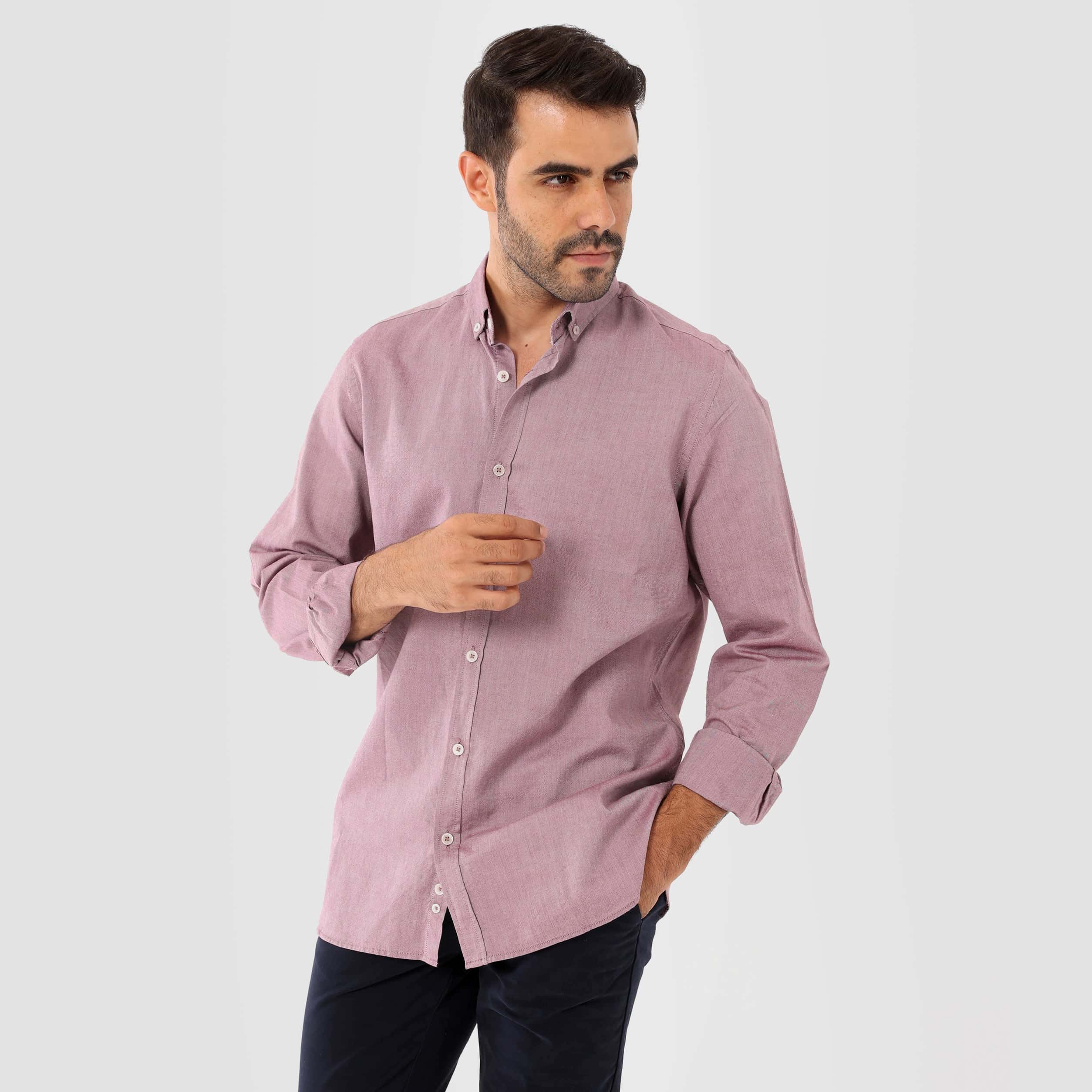 Casual Modern Fit Shirt ( MSH007 ) - nagahomme