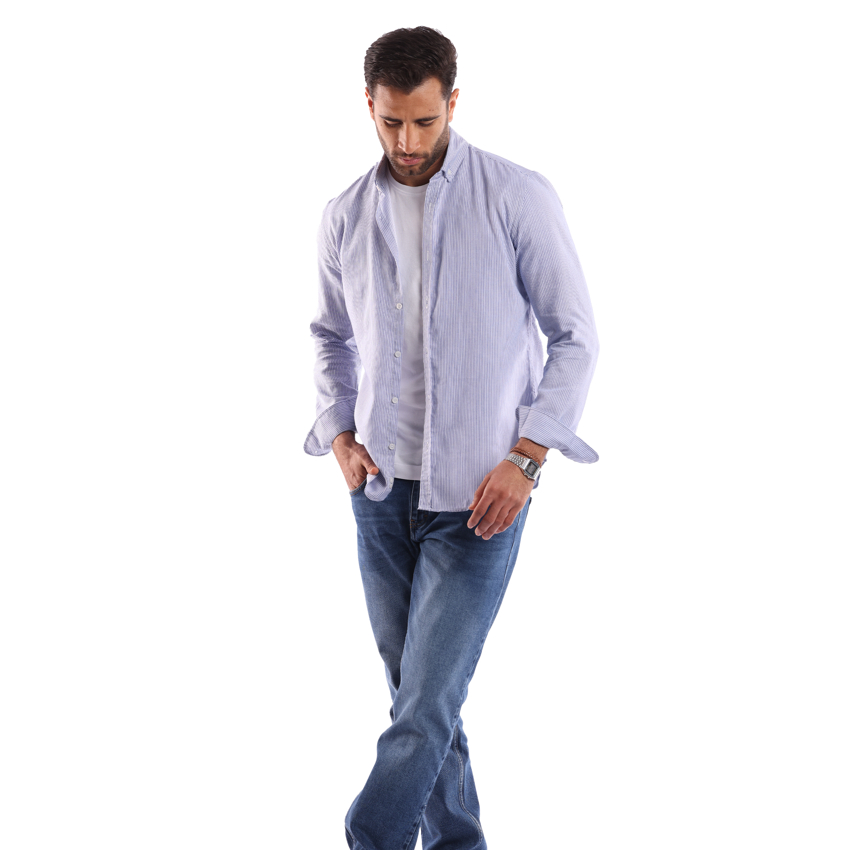 Casual Modern Fit Shirt - MSH092 - nagahomme