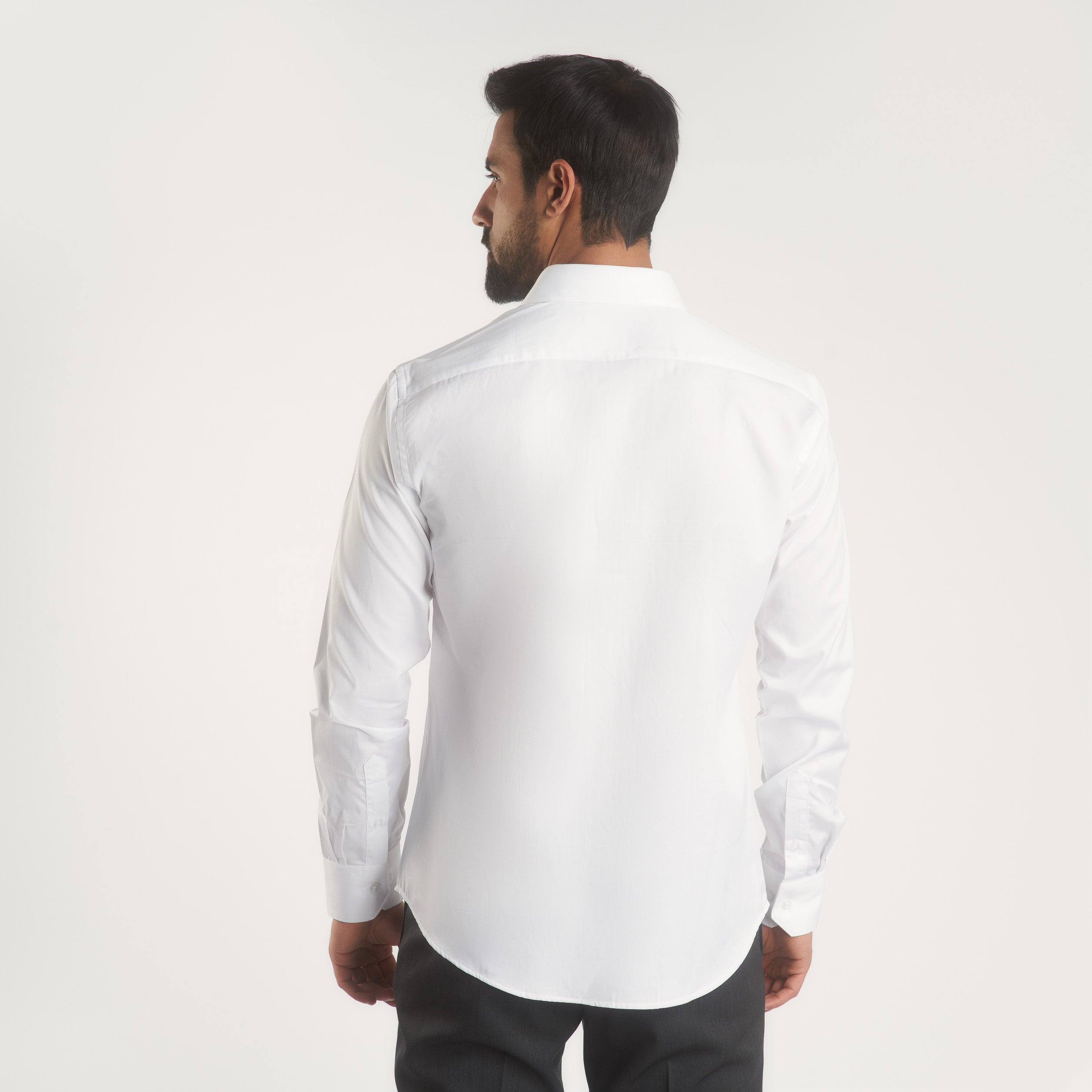 White Classic Cotton shirt(715)