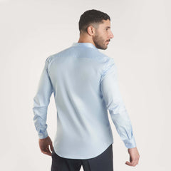 Light blue Classic Cotton shirt(760)