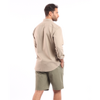 Light Beige Oxford Shirt - MSH776 - nagahomme