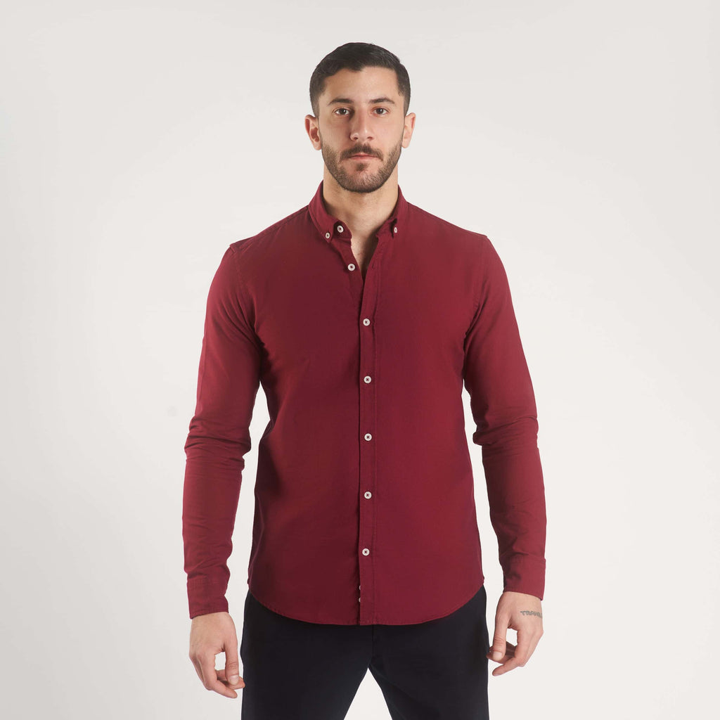 Dark Red Cotton Shirt(782 N) - nagahomme