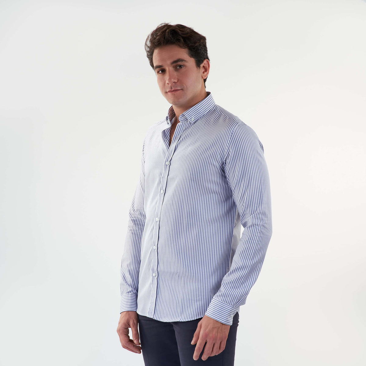 White*Light Blue Classic Shirt(796) - nagahomme