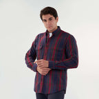 Men’s Checkers Long Sleeve Shirt - MSH892 - nagahomme