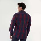 Men’s Checkers Long Sleeve Shirt - MSH892 - nagahomme