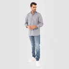 Grey Linen Shirt(996) - nagahomme