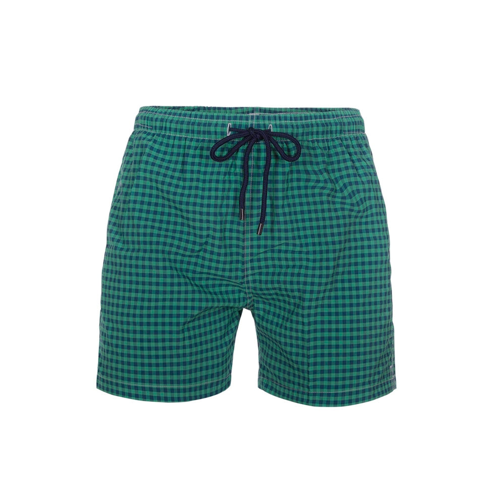 Checks Swimwear Shorts Fuschia(01)