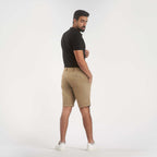 Beige Gabardine Shorts(39) - nagahomme
