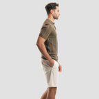 Stone Gabardine Shorts(53) - Naga Homme