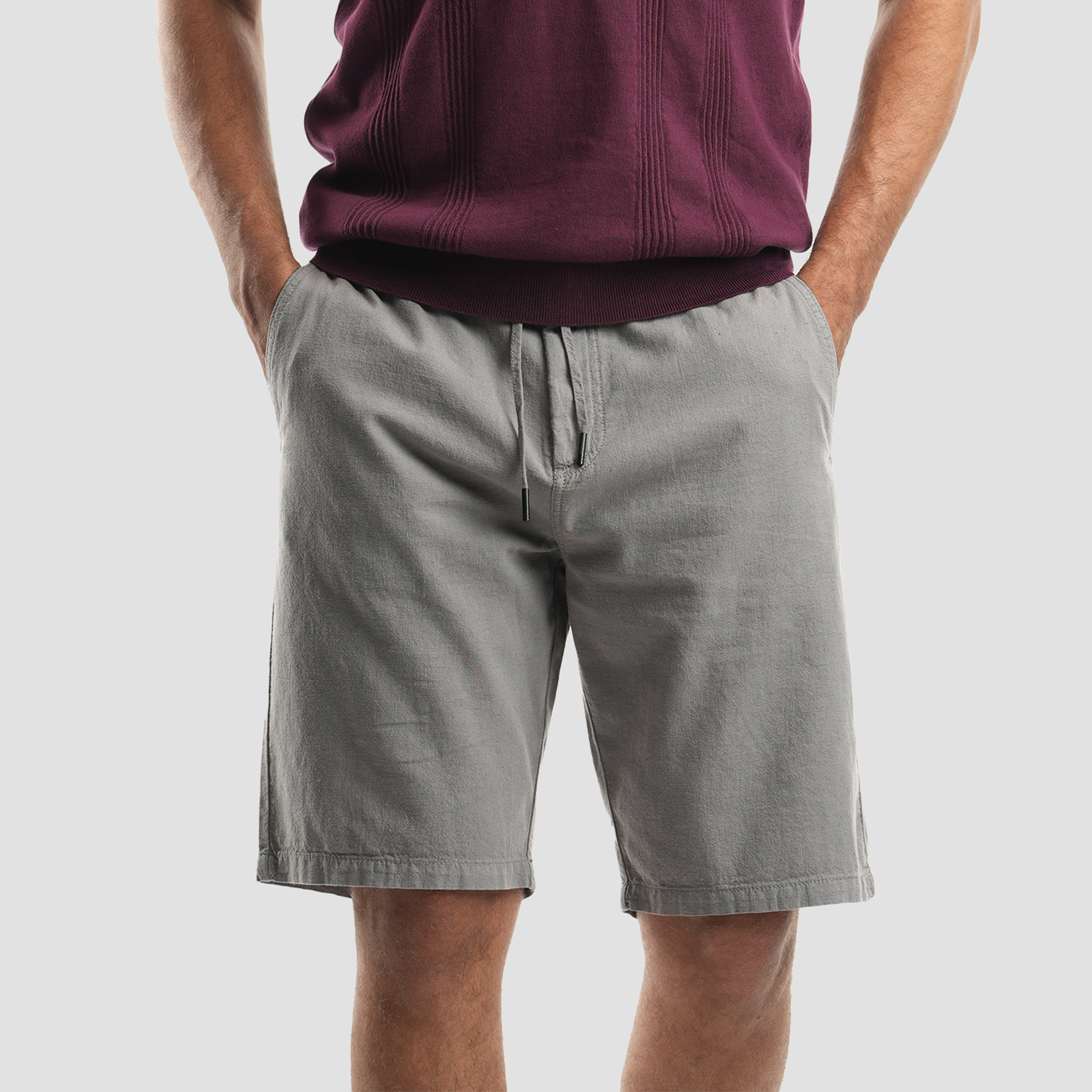 Men’s Casual Linen Shorts (MSR-56) Secondary image
