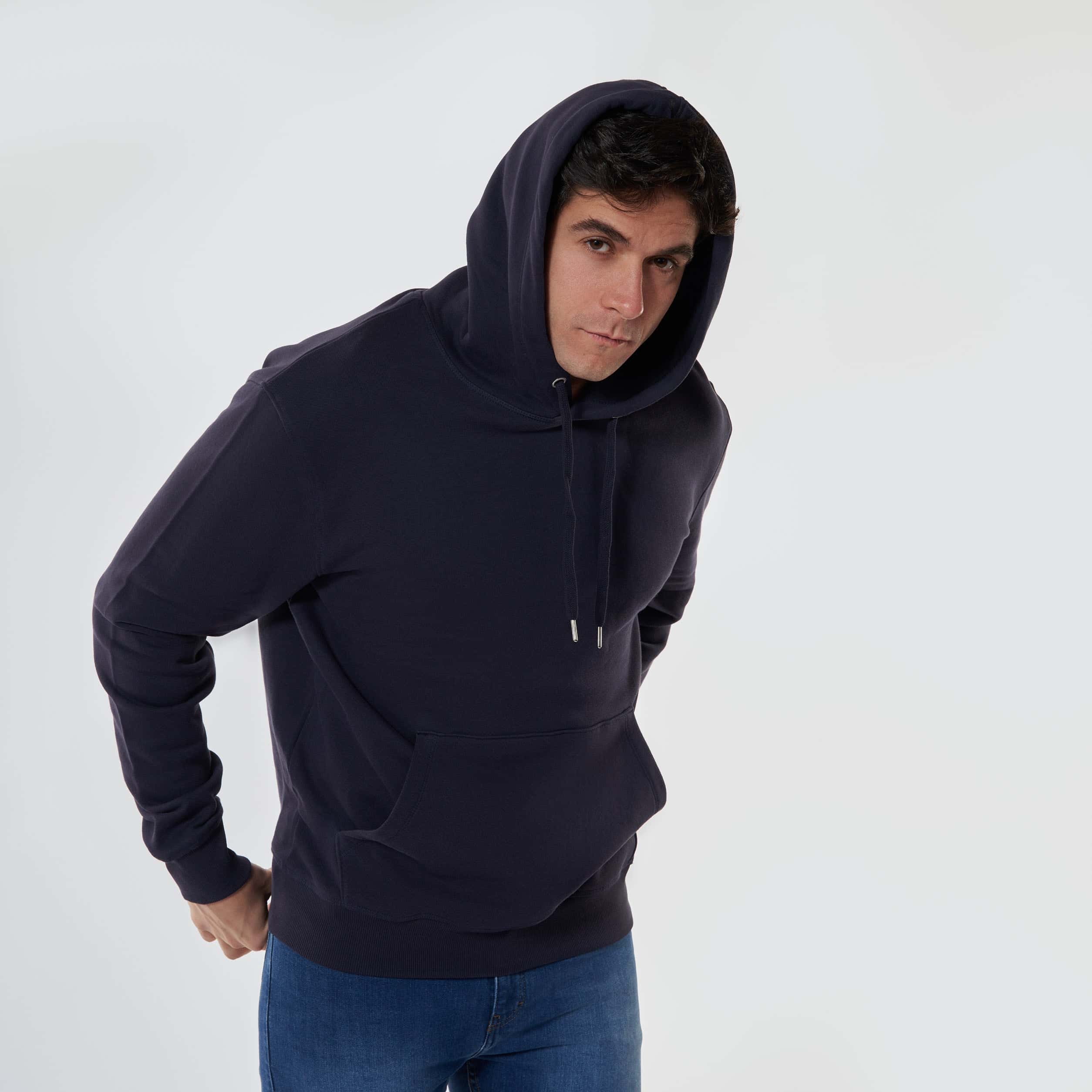 Navy Men’s Hoodie- MSW-63W Secondary image