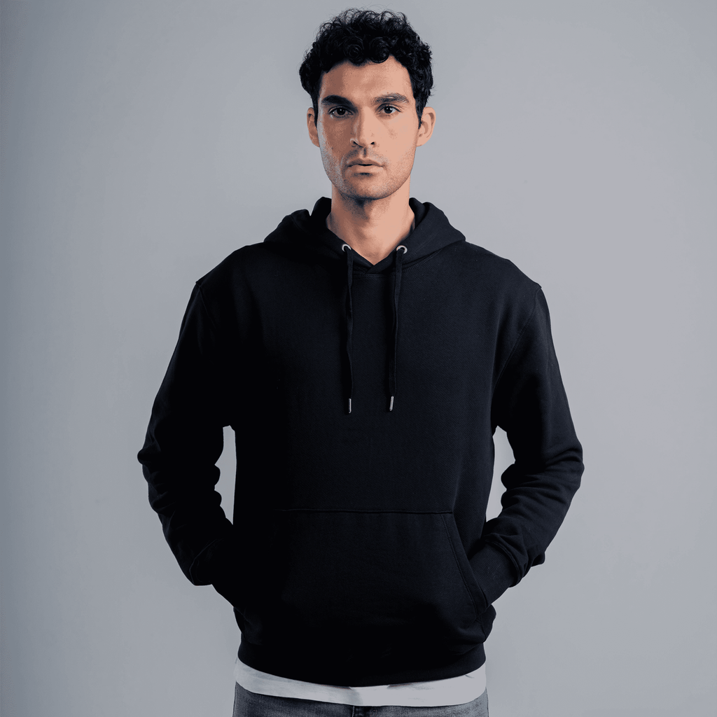 Black Men’s Hoodie - MSW-63W - nagahomme